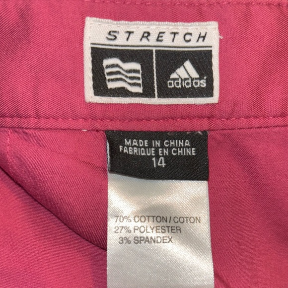 ADIDAS Cool Stretch Comfort Skort - Size 14 - Color Mauve/Pink - Picture 7 of 12